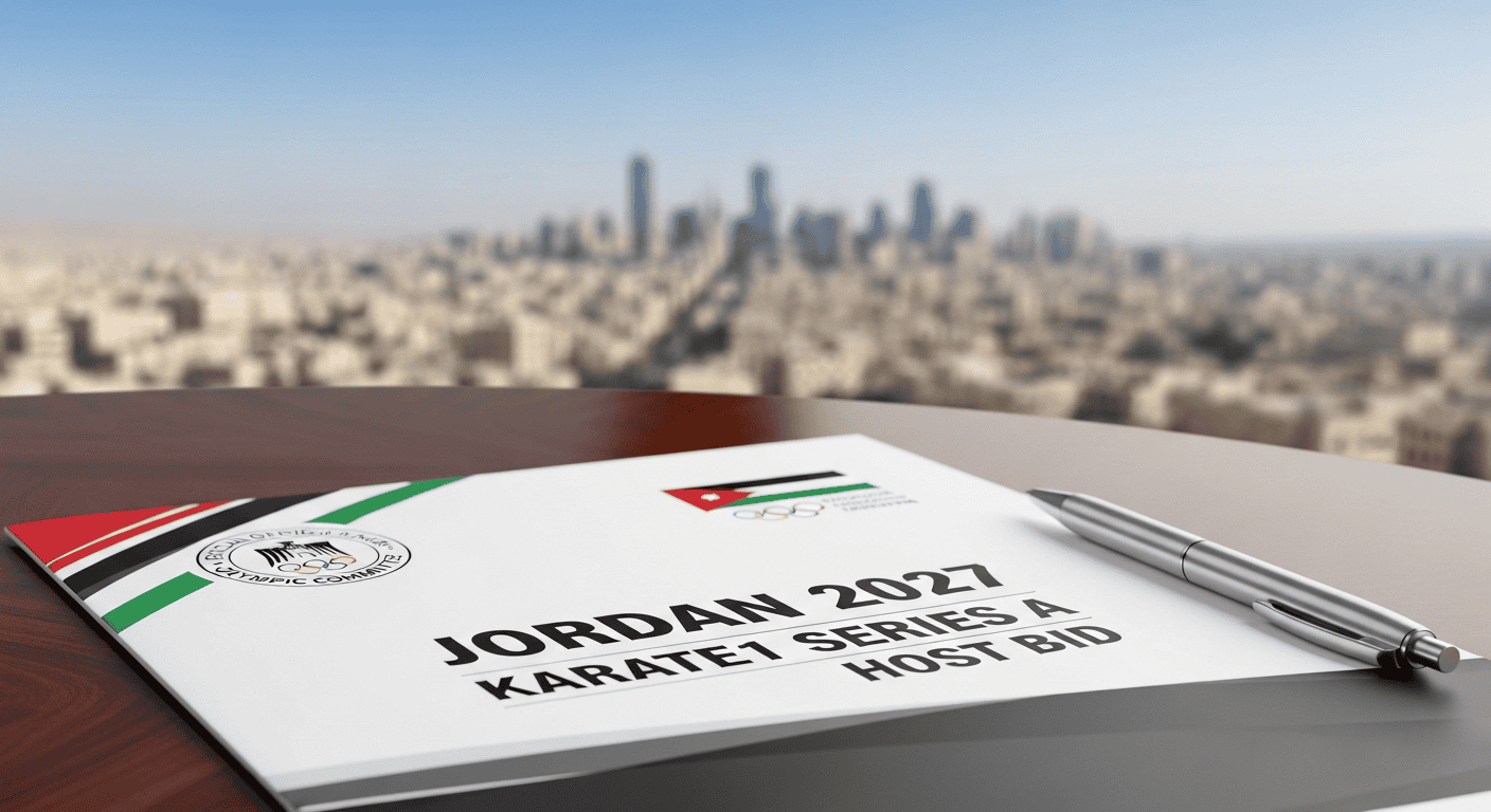 الأردن يخطو نحو استضافة إحدى جولات "سيريز أي" العالمية للكراتيه