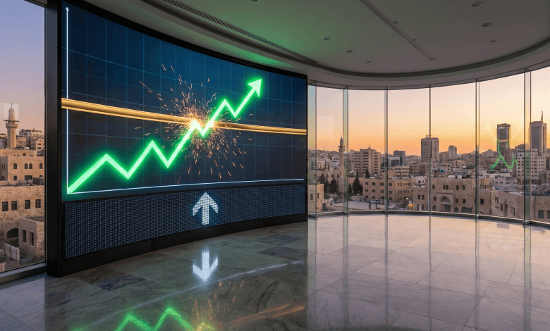 بورصة عمّان تكسر حاجزاً تاريخياً وتغلق عند أعلى مستوى في 17 عاماً