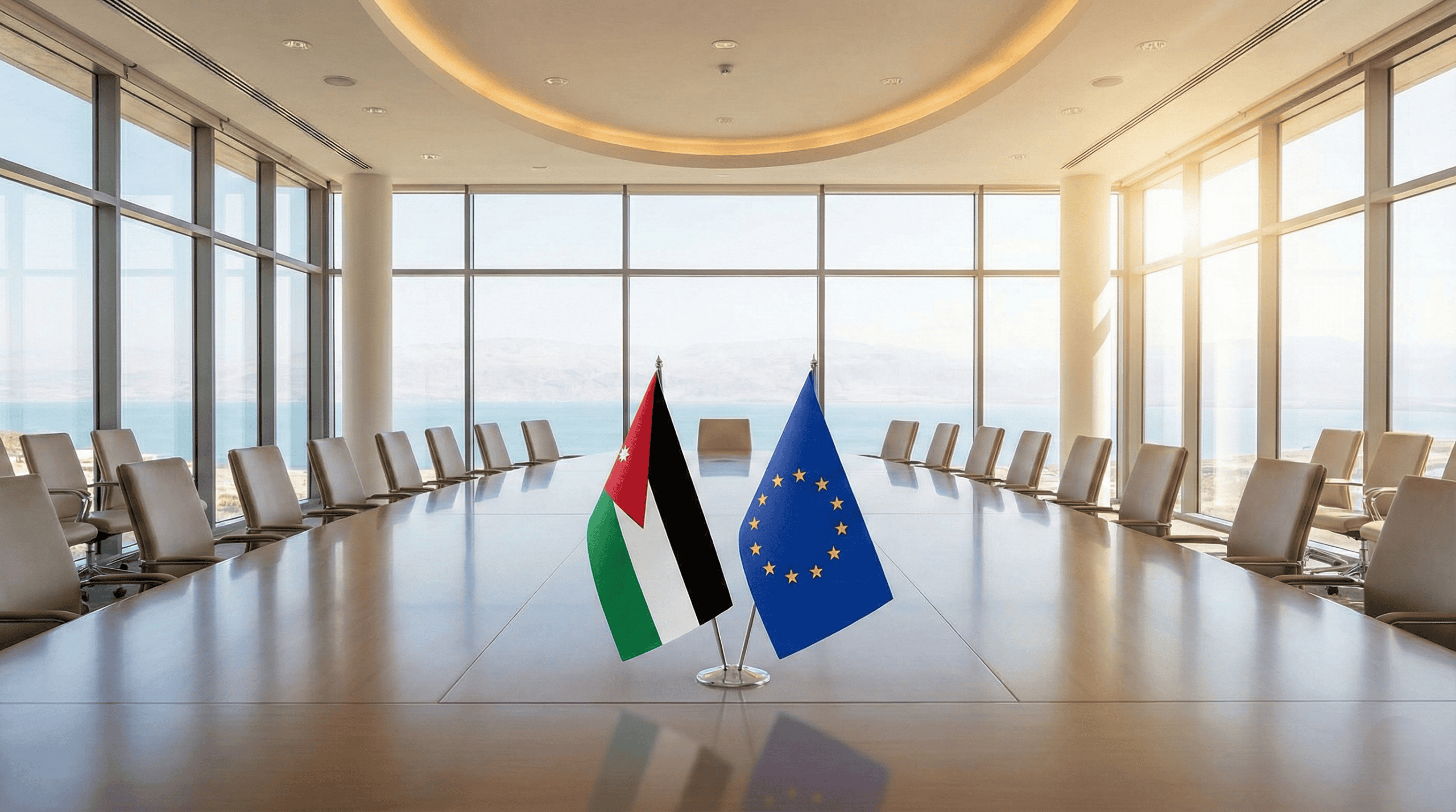 انطلاق فعاليات المؤتمر الأردني الأوروبي في البحر الميت
