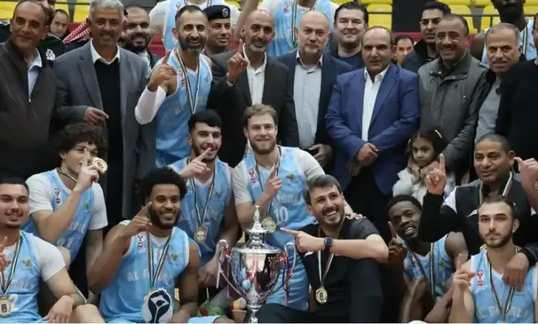 تتويج الفيصلي بلقب كأس الأردن لكرة السلة في العاصمة عمّان