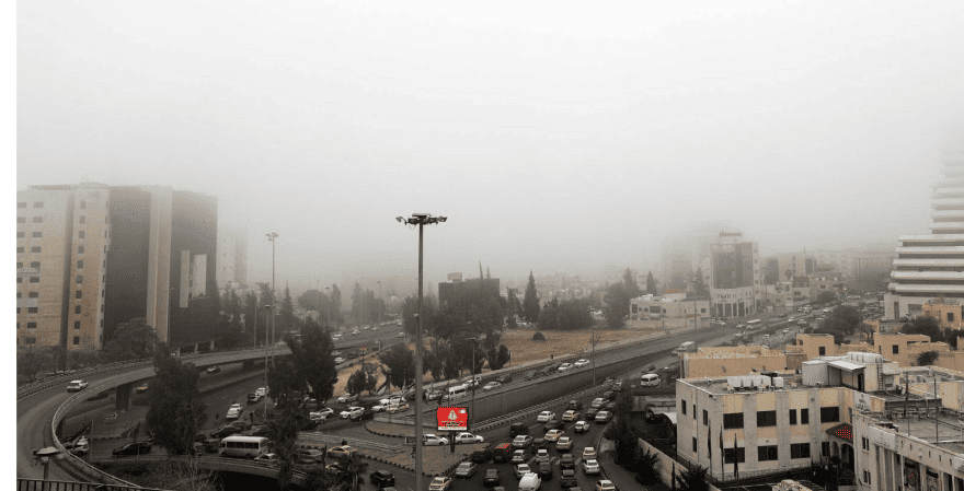 ارتفاع طفيف على درجات الحرارة في الأردن مع تحذيرات من الضباب والصقيع