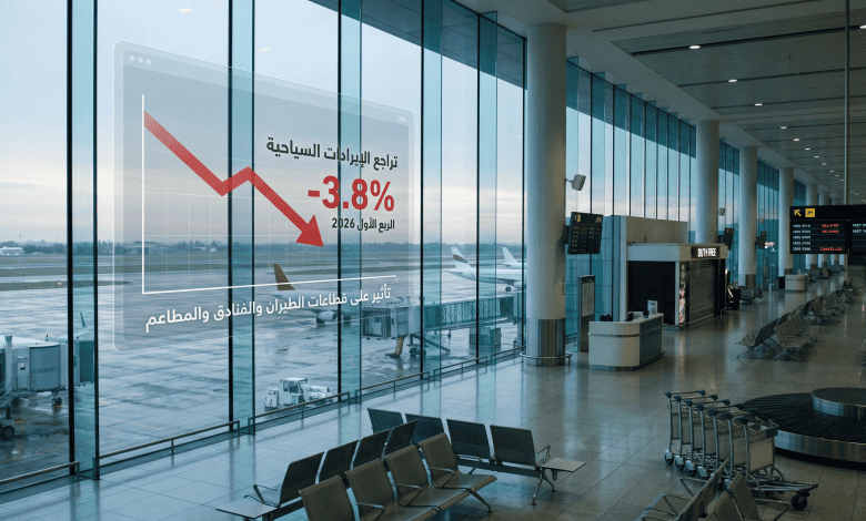 تراجع الإيرادات السياحية بنسبة 3.8% في الربع الأول من 2026