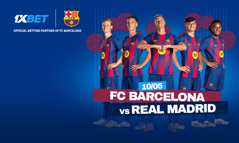 كلاسيكو الحسم في الدوري الإسباني: هل يتوج برشلونة باللقب؟ 1xbet