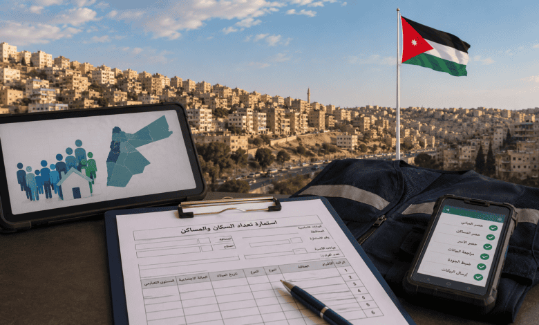 الأردن يستعد لتنفيذ التعداد العام للسكان والمساكن في تشرين الأول