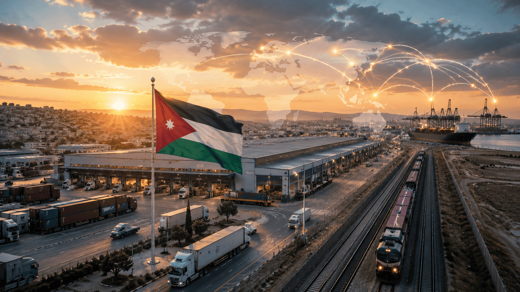 التجارة الإقليمية وسط التوترات: هل يصبح الأردن المركز اللوجستي الأبرز؟