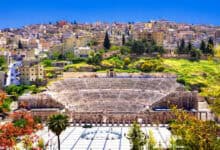تنظيم فعالية في المدرج الروماني لمؤازرة النشامى أمام النمسا