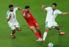 خروج المنتخب الأردني من المونديال إثر خسارته أمام الجزائر