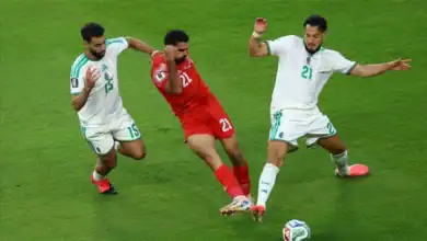 خروج المنتخب الأردني من المونديال إثر خسارته أمام الجزائر