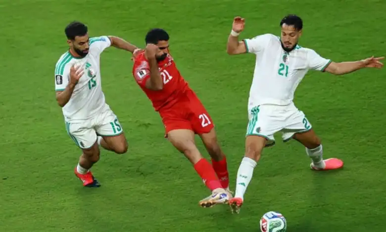 خروج المنتخب الأردني من المونديال إثر خسارته أمام الجزائر