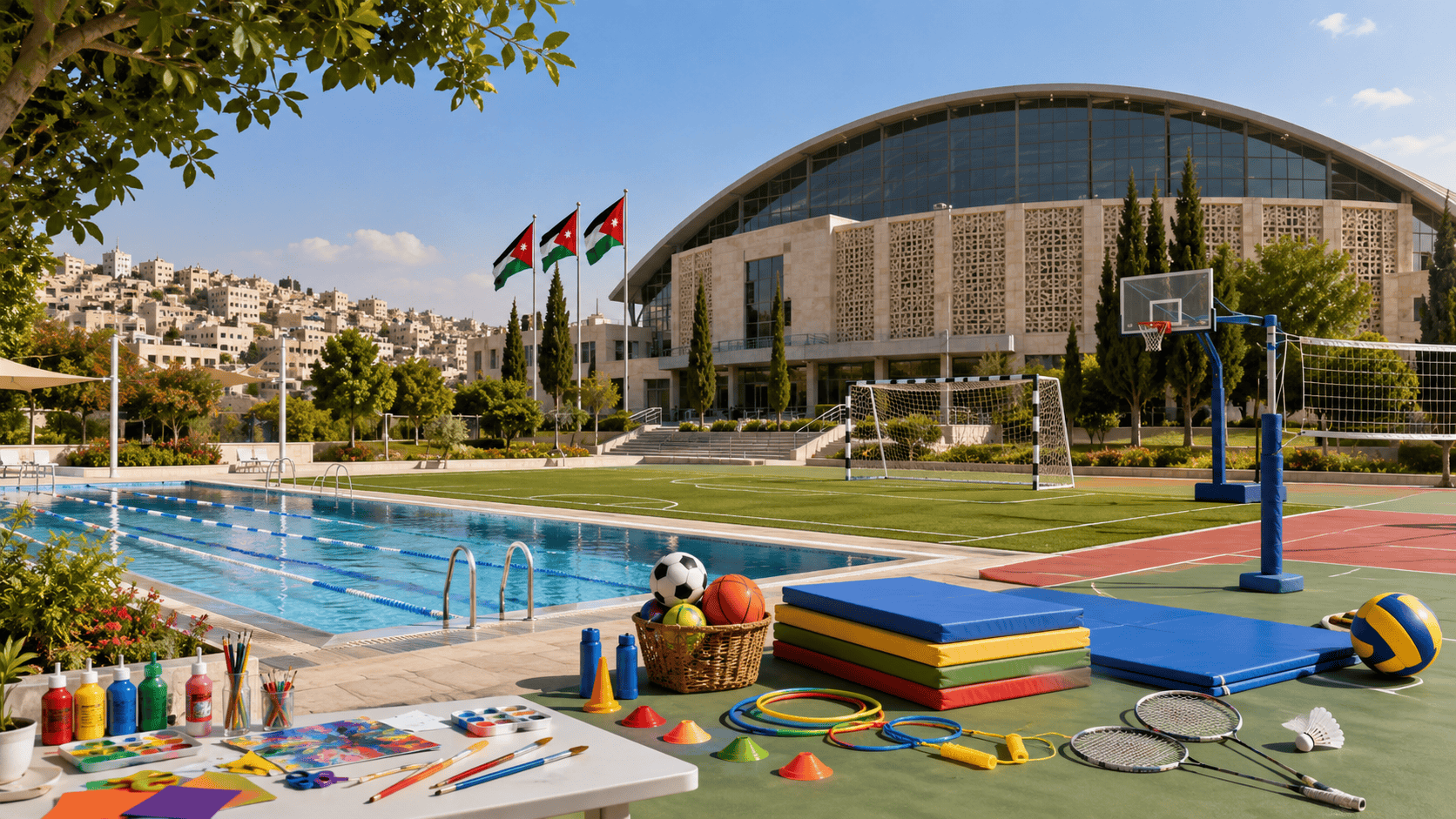 إطلاق فعاليات نادي الأرينا الصيفي 2026 في جامعة عمان الأهلية