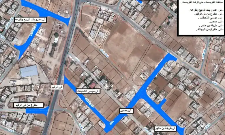 أمانة عمّان تبدأ أعمال تعبيد شوارع في منطقة القويسمة غداً