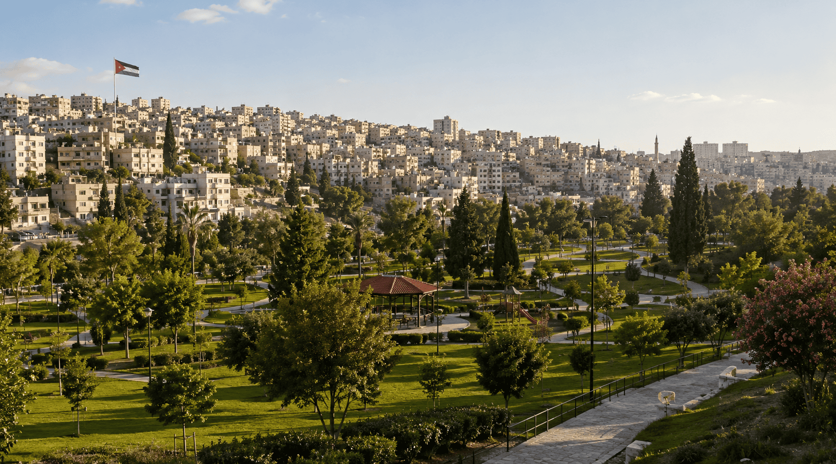 أمانة عمان تزيد من مساحة الرقعة الخضراء في 2026