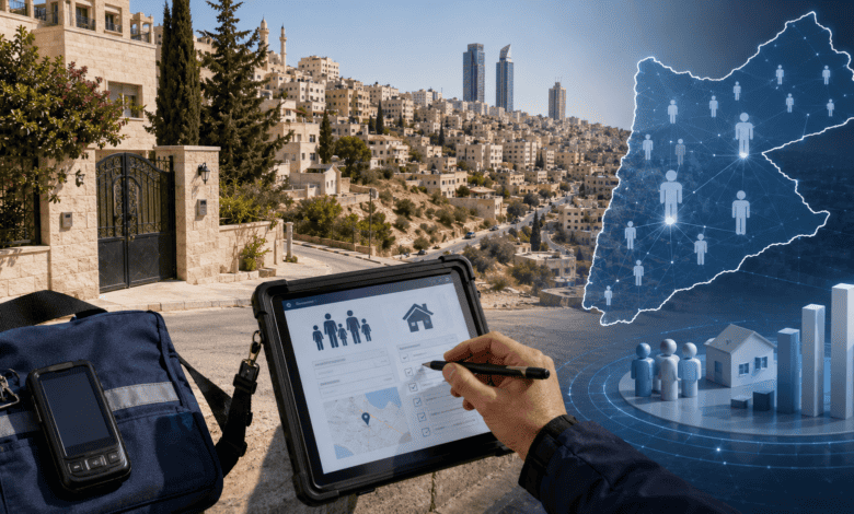 الإحصاءات العامة: انطلاق التعداد السكاني الشامل في الأردن خلال تشرين الأول