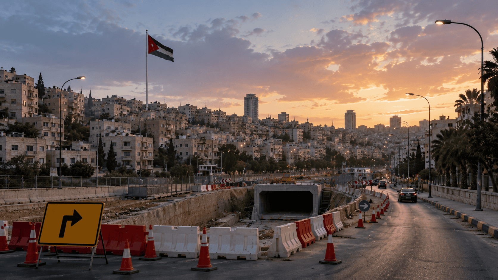 إغلاقات وتحويلات مرورية في شارع الأميرة ثروت بعمان بدءاً من الجمعة