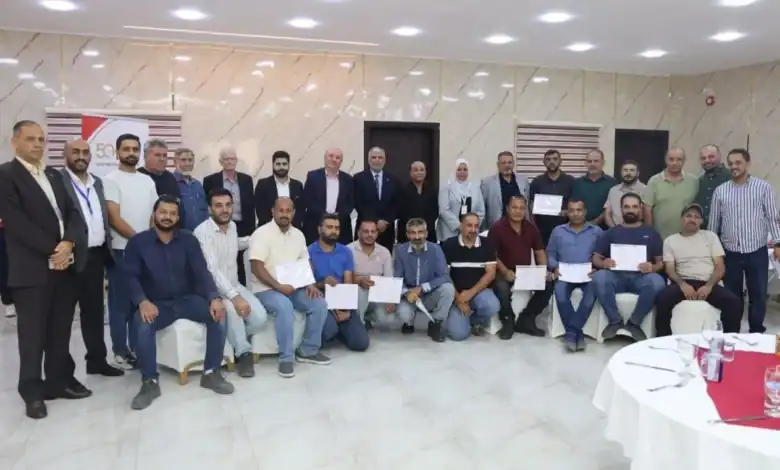 تخريج 18 مدرباً في مجال اللحام المتقدم للمعادن في عمّان