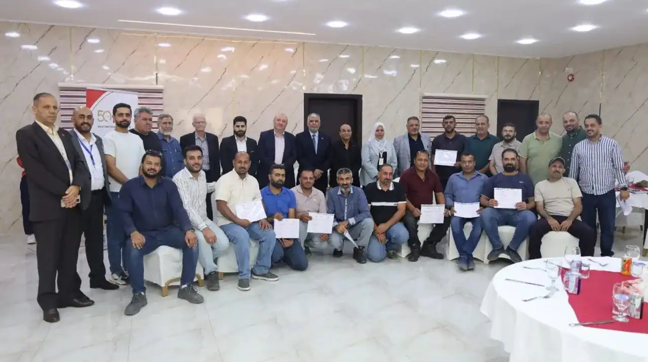 تخريج 18 مدرباً في مجال اللحام المتقدم للمعادن في عمّان