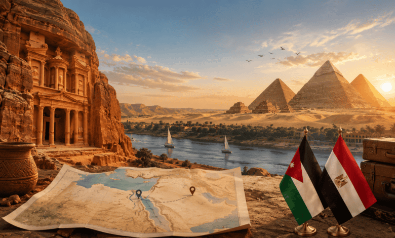 برامج سياحية مشتركة بين الأردن ومصر لاستهداف أسواق عالمية