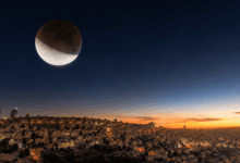 خسوف جزئي للقمر في الأردن يوم 28 آب