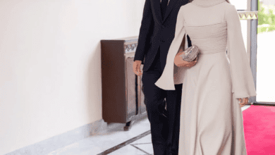 الأميرة إيمان والسيد جميل ترميوتس يرزقان بتوأمتين