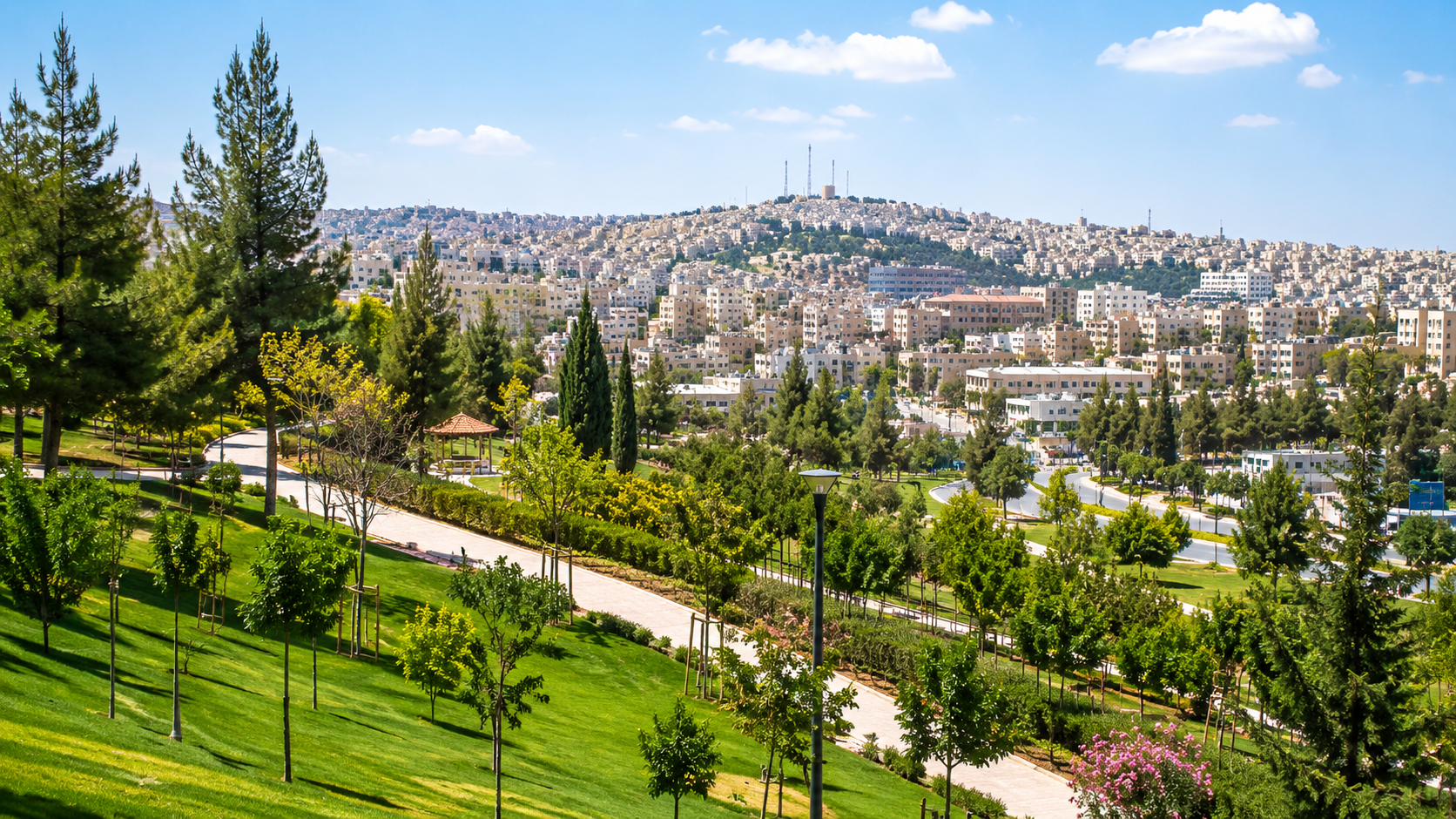 استراتيجية أمانة عمّان لزيادة المساحات الخضراء