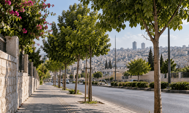 أمانة عمّان تحدد 22 نوعاً من الأشجار للأرصفة وتوضح آلية الإزالة
