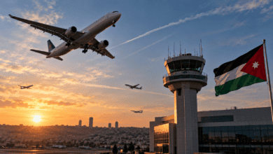 نمو حركة الطائرات في الأجواء الأردنية وتأثير تحديث الملاحة