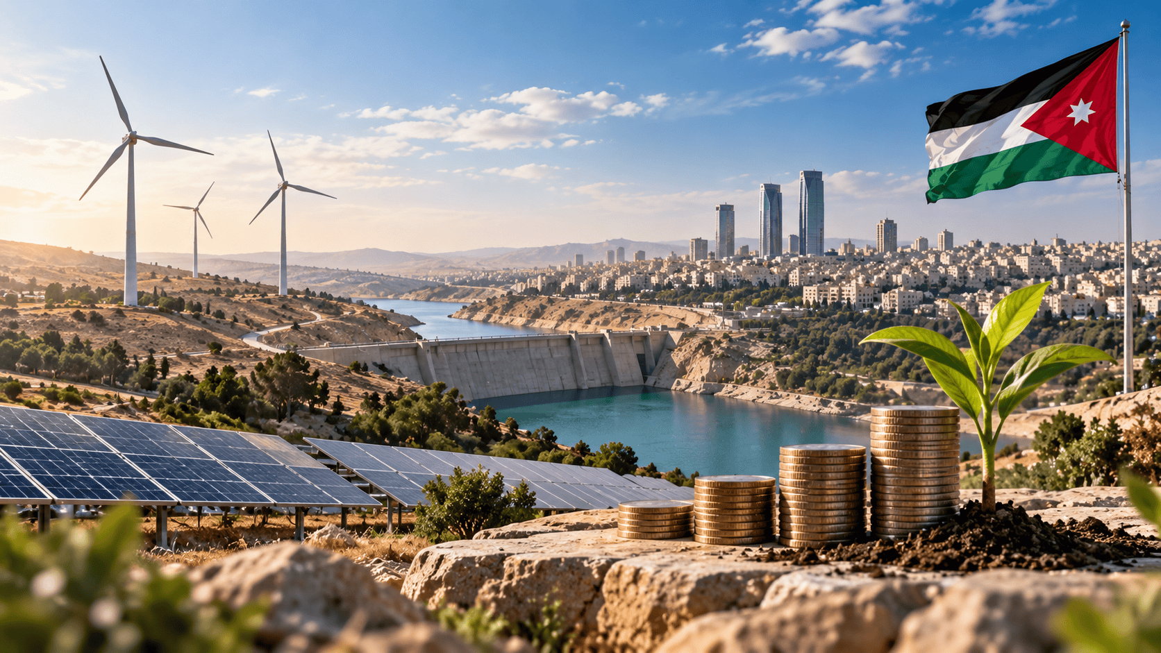 الإستراتيجية الوطنية للتمويل المناخي في الأردن: بوابة للاستثمارات الخضراء