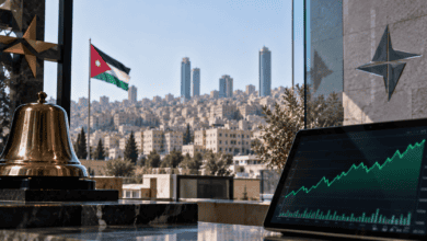ارتفاع مؤشر بورصة عمان بمتوسط تداول يومي يبلغ 11 مليون دينار