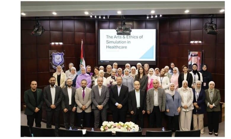كلية التمريض بجامعة عمّان الأهلية تنظم ورشة حول مختبرات المحاكاة