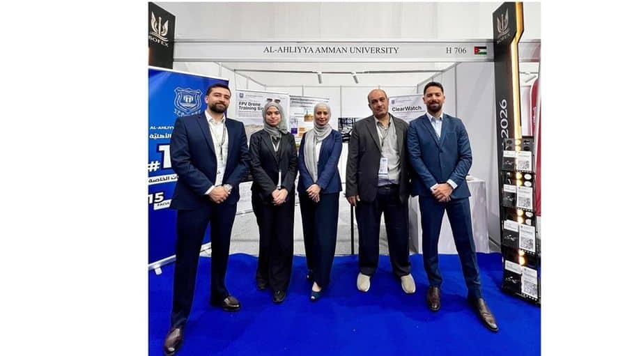 جامعة عمان الأهلية تشارك في معرض سوفكس 2026 بالعقبة 1 مشاركة جامعة عمان الأهلية في فعاليات معرض ومؤتمر سوفكس 2026 في العقبة