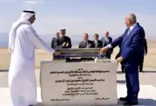 الملك وولي عهد أبوظبي يشهدان وضع حجر أساس سكة حديد العقبة - الشيدية - معان