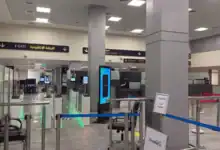 طائرة تابعة لشركة إيركايرو بعد هبوطها في مطار مدينة عمّان