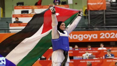 فادية الخرفان تحرز ذهبية التايكواندو في آسياد ناغويا 2026