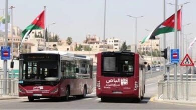 محمد الجدوع المدير التنفيذي للمرور في أمانة عمّان الكبرى خلال حديثه عن مسارات الباص سريع التردد