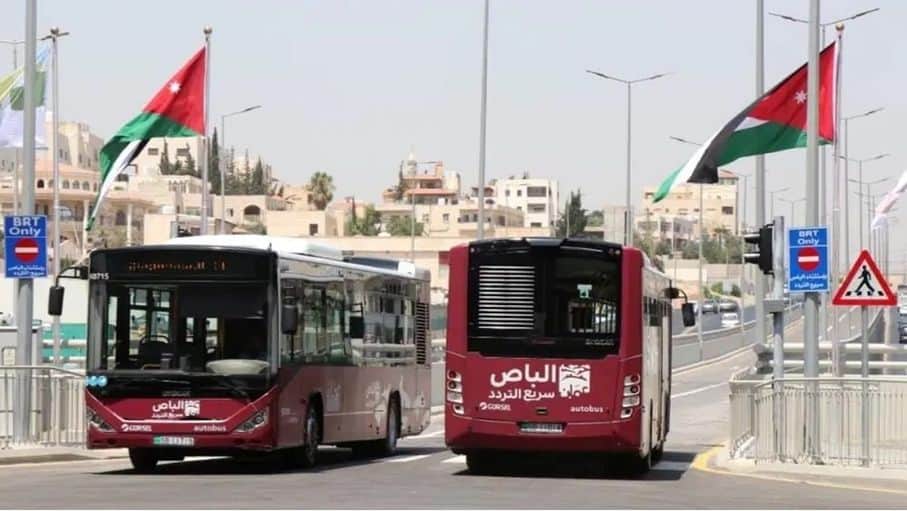 محمد الجدوع المدير التنفيذي للمرور في أمانة عمّان الكبرى خلال حديثه عن مسارات الباص سريع التردد