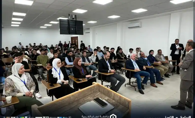 كلية علوم الطيران في جامعة عمان العربية تعقد لقاءً تعريفيًا للطلاب الجدد